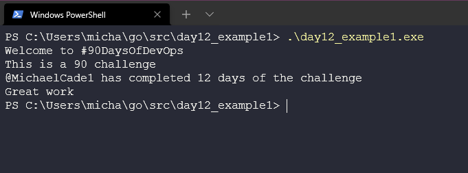Go nhận giá trị đầu vào